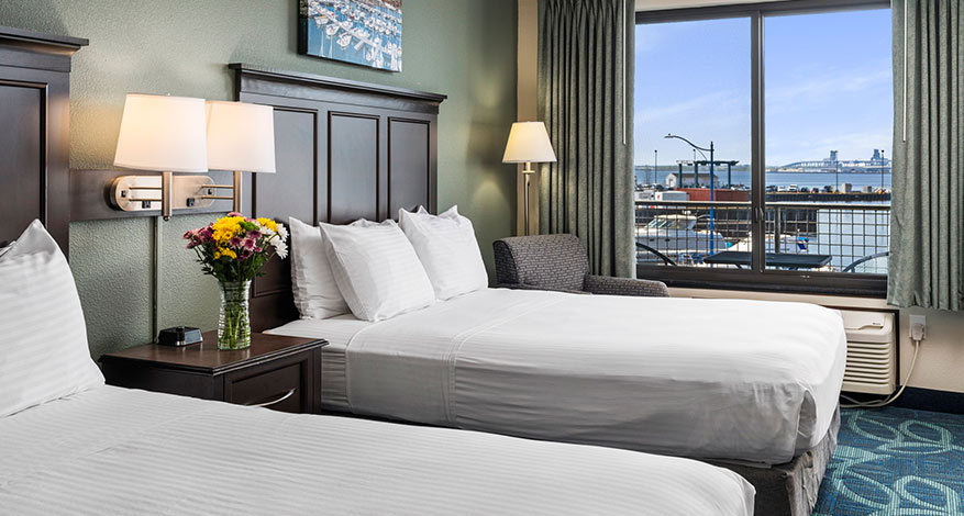 Two Queen Bedroom Harbor View